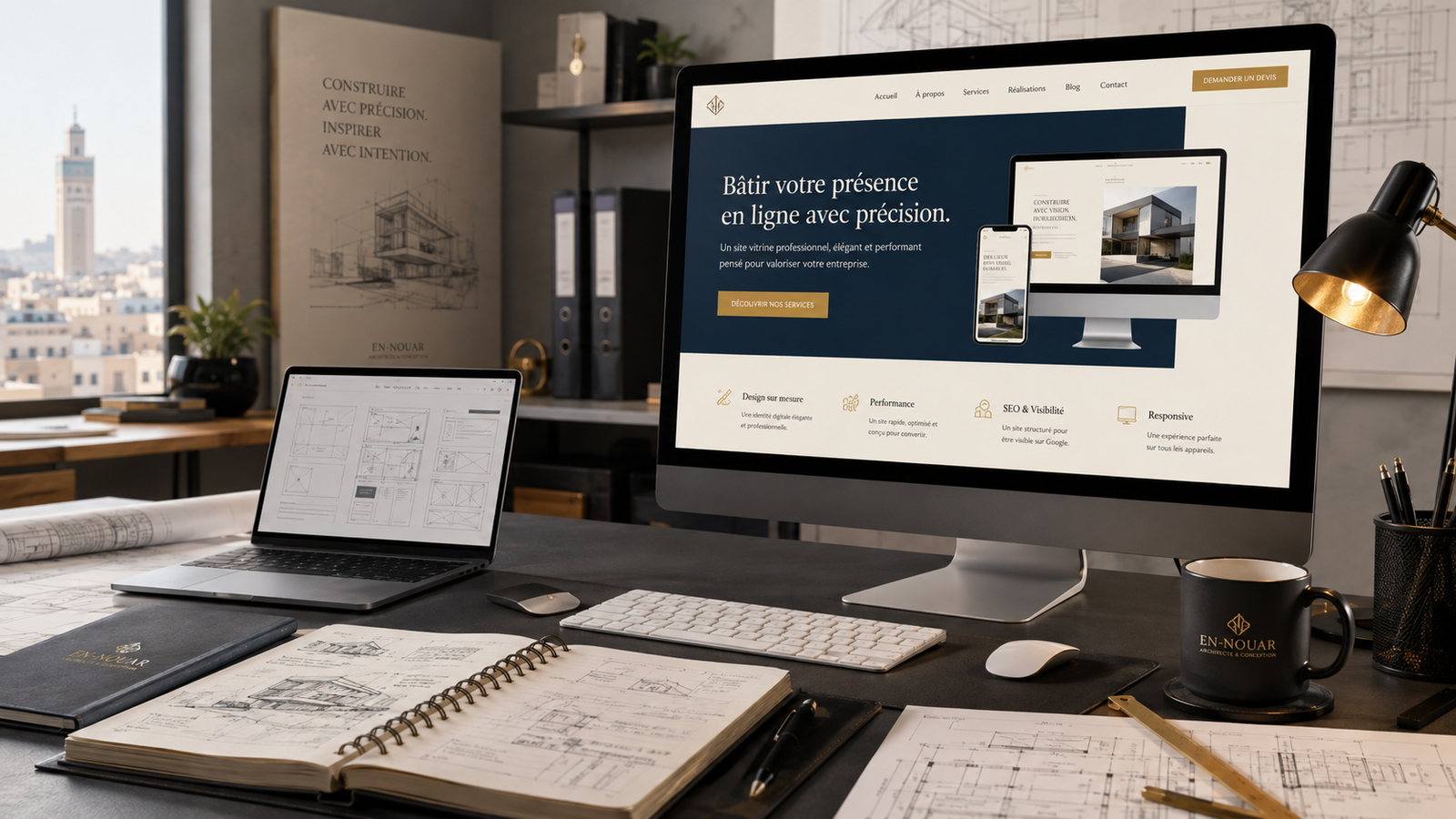 Site vitrine WordPress professionnel pour une entreprise en 2026