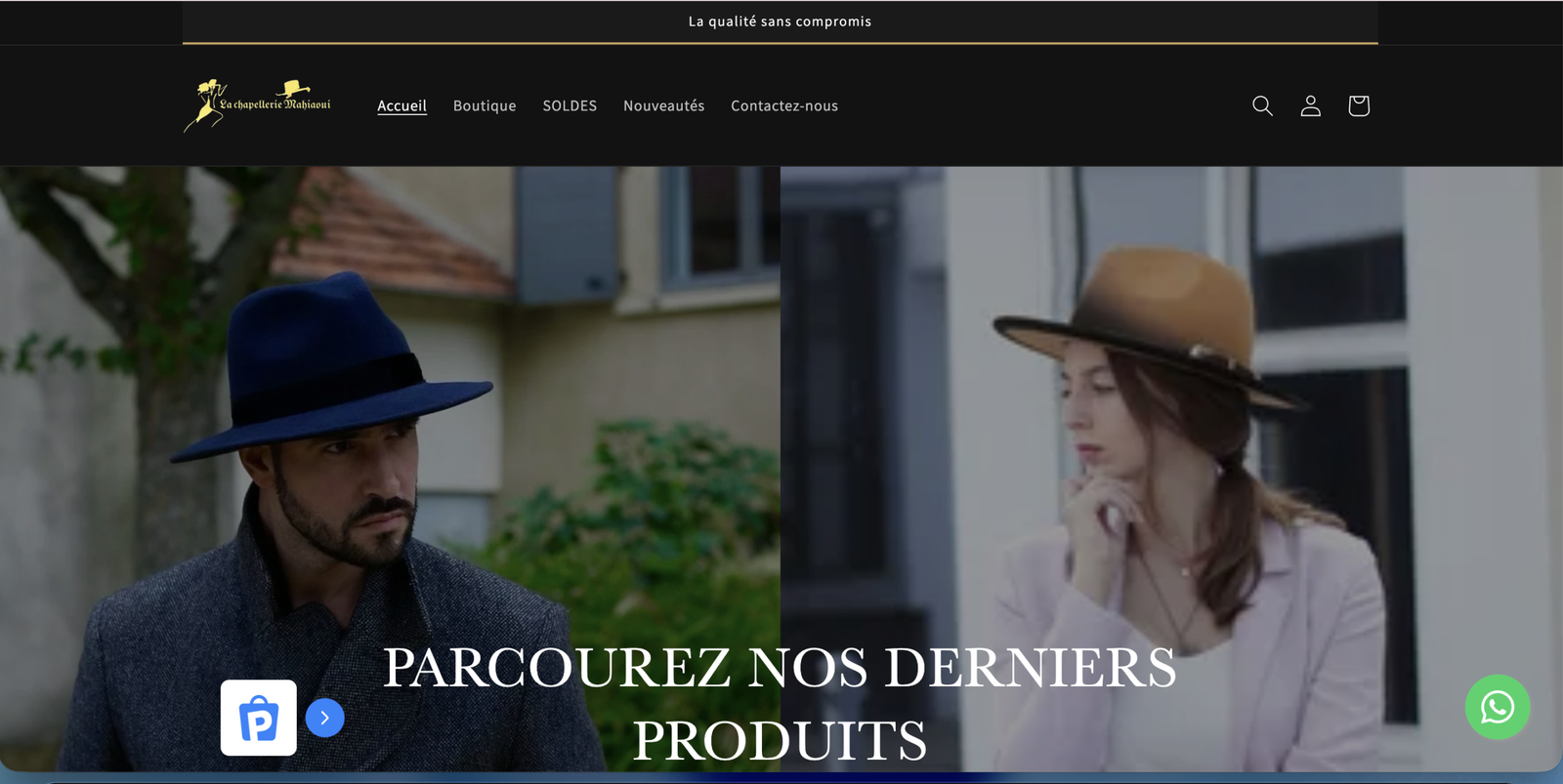 Chapellerie Mahiaoui — boutique en ligne